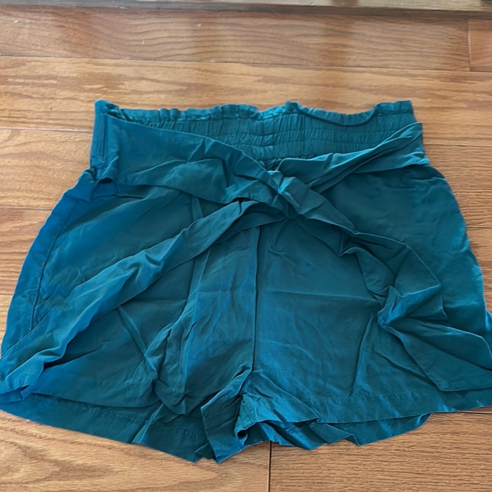 Abercrombie & Fitch Blue High Waist Shorts